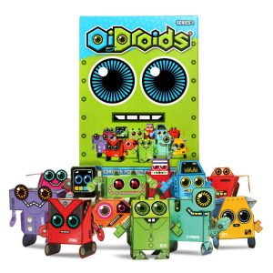 oi droids oidroids make build card board robots toyville bristol