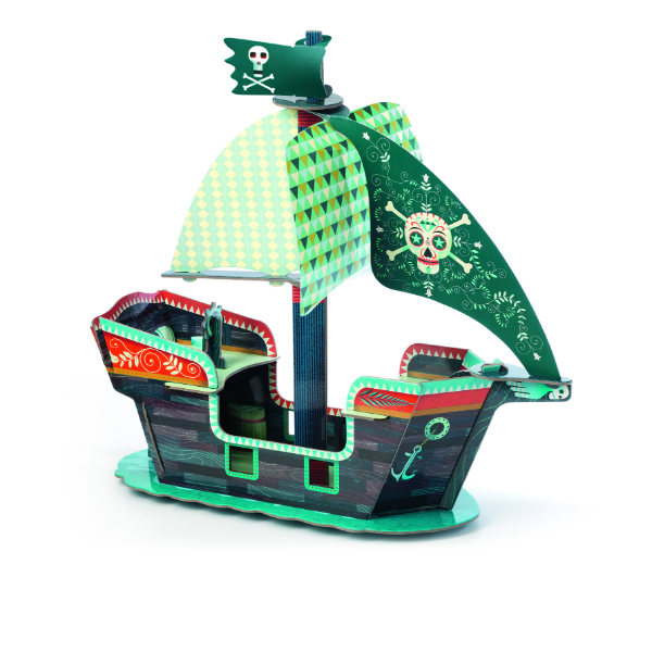 Djeco Pirate Ship Pop to Play