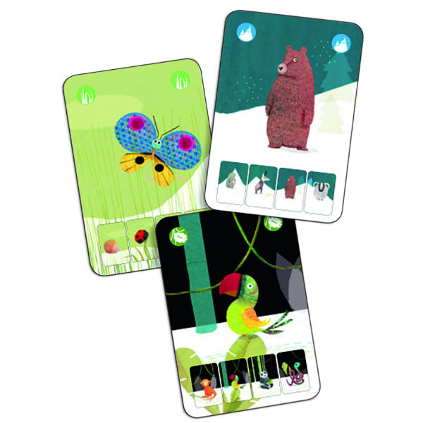 Djeco DJ05128 Mini Nature Card Game Cards