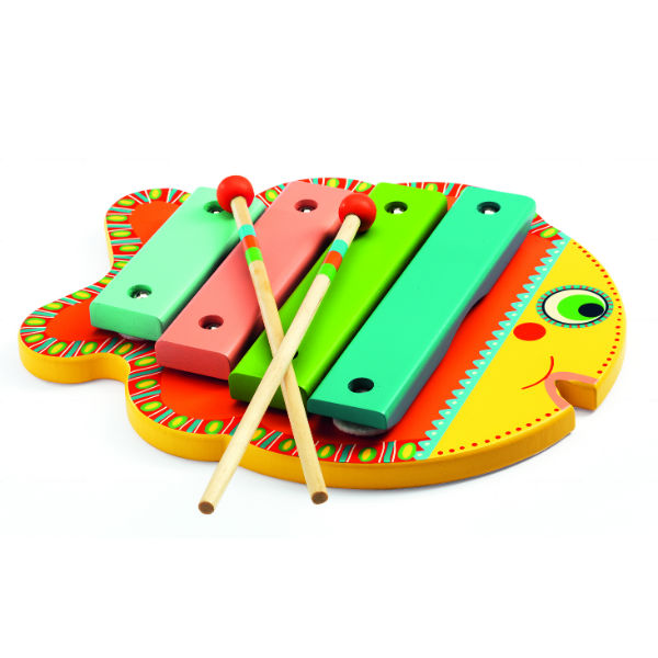 Djeco DJ06001 Animambo Wooden Xylophone Fish