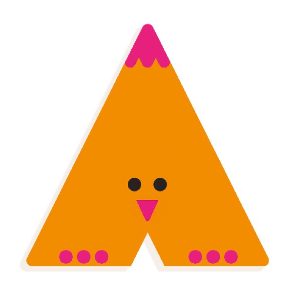 Djeco Graphic Animal Letter A | Toyville