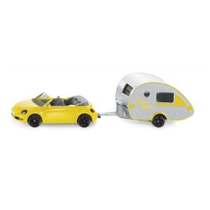 Siku 1629 VW Beetle w/Caravan