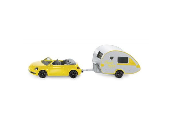 Siku 1629 VW Beetle w/Caravan