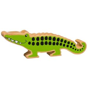 Lanka Kade Painted Wooden Crocodile