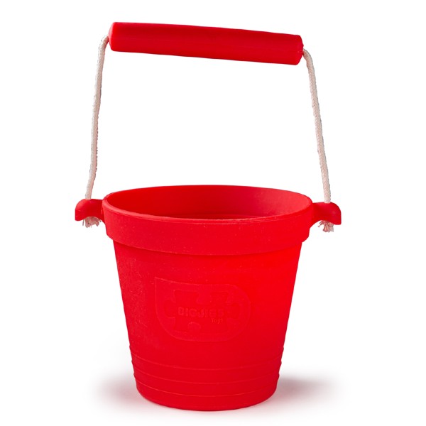 Bigjigs Activity Bucket - Cherry Red