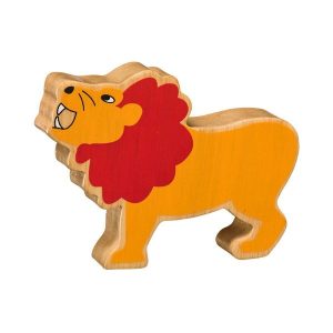 Lanka Kade Painted Wooden Lion