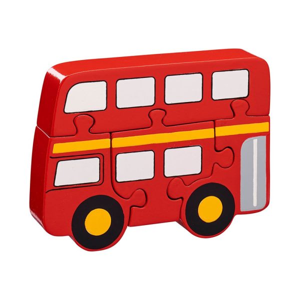 Lanka Kade Red Bus Jigsaw Puzzle