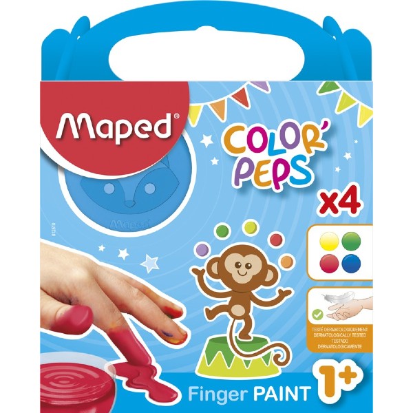 Maped 4 Finger Paint Pots