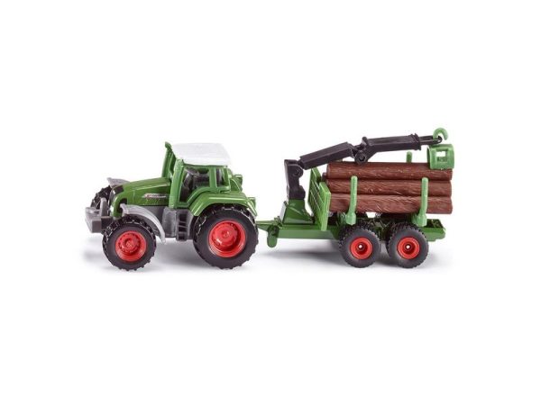 Siku 1645 Fendt with Foresty Trailer