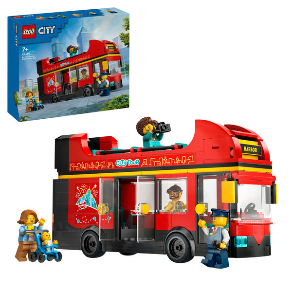 LEGO® City 60407 Red Double-Decker Sightseeing Bus