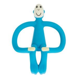 Matchstick Monkey Teether Blue