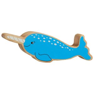 Lanka Kade Painted Wooden Narwhal