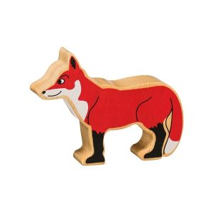 Lanka Kade Painted Wooden Fox
