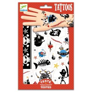 Djeco Temporary Tattoos Pirate