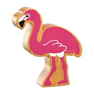 Lanka Kade Painted Wooden Flamingo