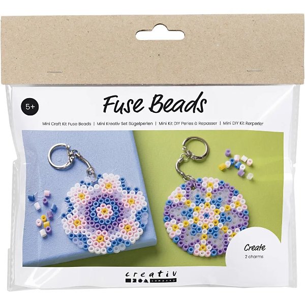 Mini Craft Kit Fuse Bead Key Rings