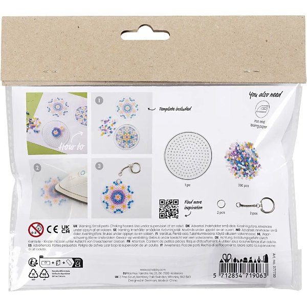 Mini Craft Kit Fuse Bead Key Rings - Image 2