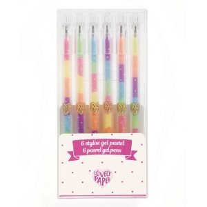 Djeco 6 Pastel Gel Pens
