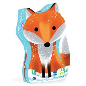Djeco Ginger Little Fox 24pc Silhouette Jigsaw Puzzle