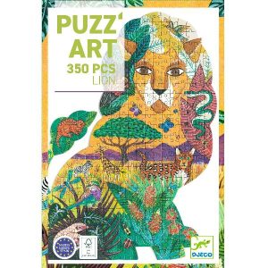 Djeco PuzzArt Lion 350pc Jigsaw Puzzle