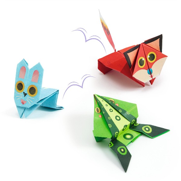 Djeco Origami Jumping Animals - Image 2