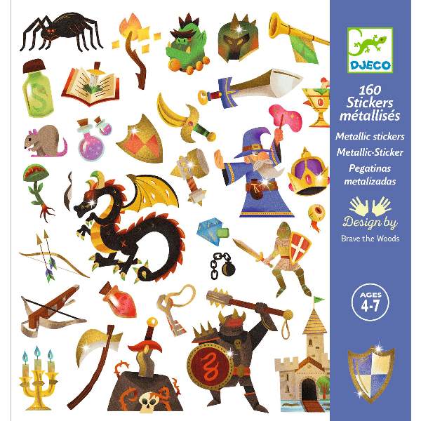 Djeco Stickers Medieval Fantasy
