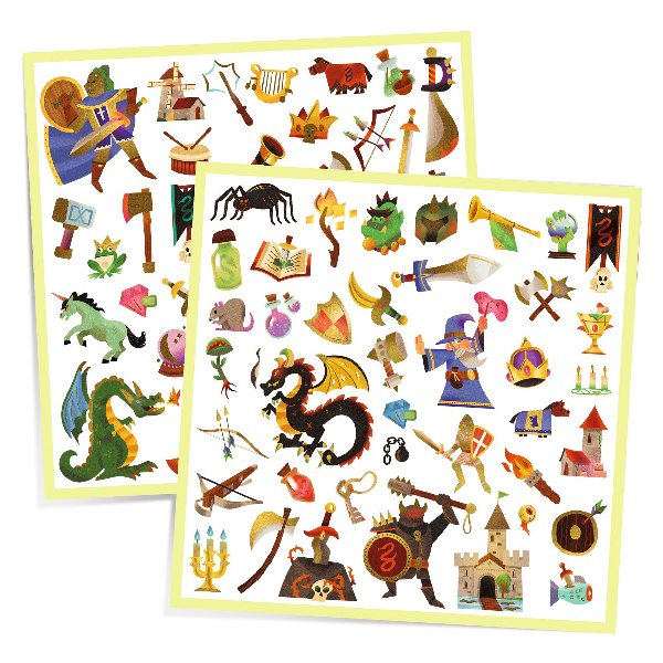 Djeco Stickers Medieval Fantasy - Image 2