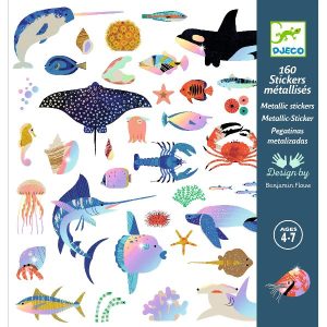 Djeco Metallic Stickers Ocean