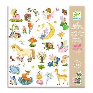 Djeco Metallic Stickers Fantasy