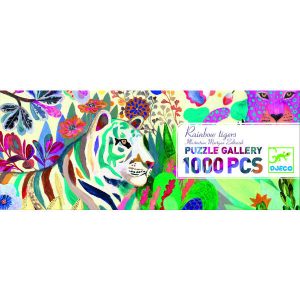 Djeco Puzzle Gallery Rainbow Tigers 1000pc