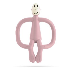 Matchstick Monkey Teether Dusty Pink