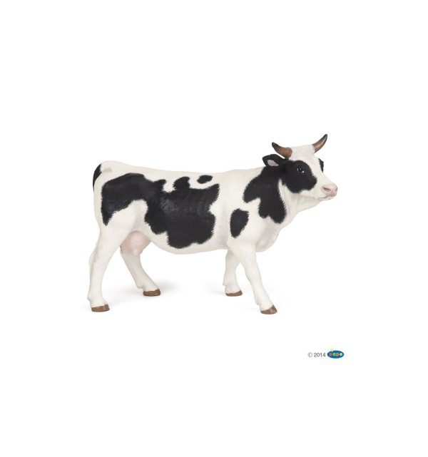 Papo Black and White Cow
