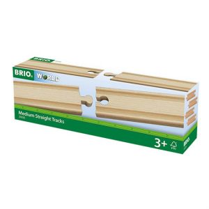 BRIO 33335 Medium Straight Tracks
