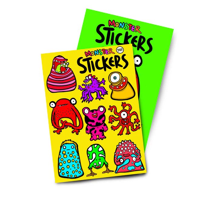 Dixon Does Doodles Monster Sticker Sheet