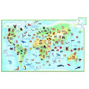 Djeco World Animals  100pc Observation Jigsaw Puzzle