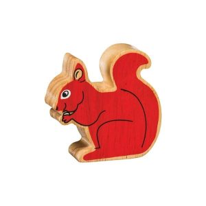 Lanka Kade Painted Wooden Squirrel