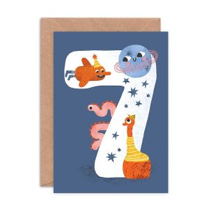 Emily Nash Crazy Critters Age Seven Greeting Card