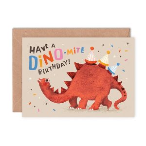 Emily Nash Dino-Mite Birthday Greetings Card