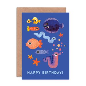 Emily Nash Fish Faces Greeting Card