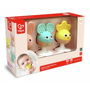 Hape Cheery Critters Rattle & Teether Set