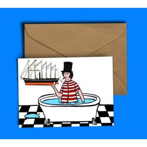 Dixon Does Doodles Brunel in Bath Card