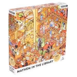 Mayhem in the Library 1000pc jigsaw puzzle