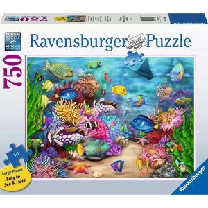 Ravensburger Tropical Reef Life 750pc Larger Pieces Jigsaw Puzzle