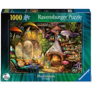 Ravensburger Mushroom Cottage 1000pc jigsaw puzzle