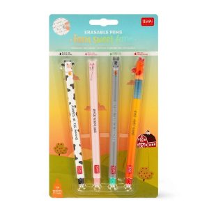 Legami Farm Sweet Farm Erasable Pen Set