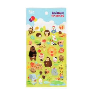 Rex London 3D Puffy Stickers - Animal Friends