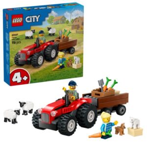 LEGO® City 60461 Red Farm Tractor with Trailer & Sheep