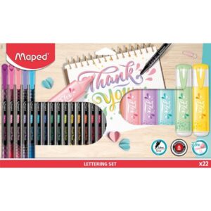 Maped 22pc Lettering Set