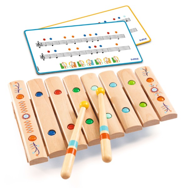 Djeco Animambo Wooden 8 Bar Xylophone - Image 2
