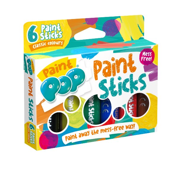 Paint Pop Paint Sticks 6 Pack